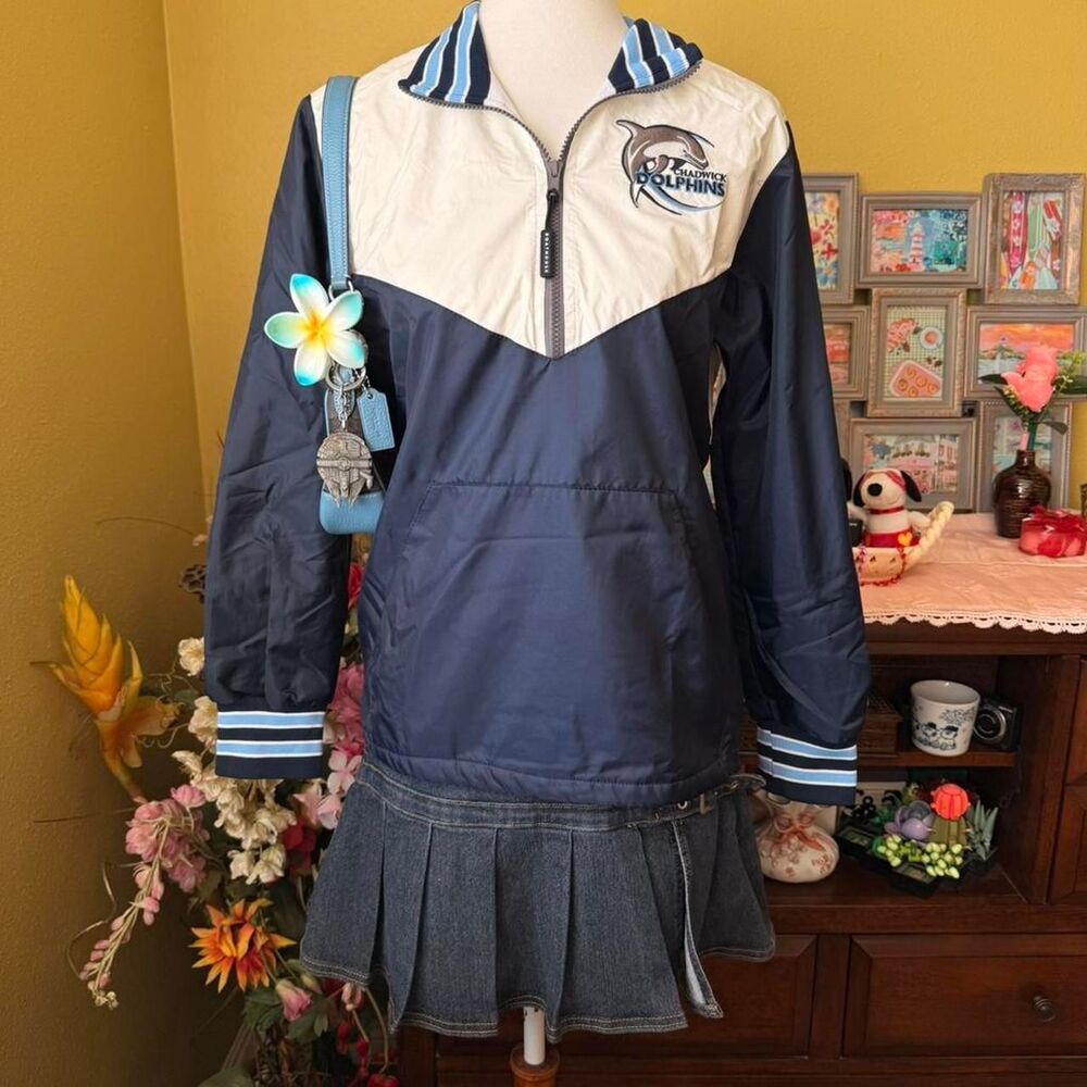 Boathouse Chadwick Dolphins 1/4 Zip Windbreaker USA Women’s Small
